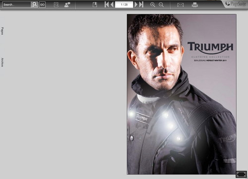 Triumph-Herbst-Winterbekleidung e-Broschüre.