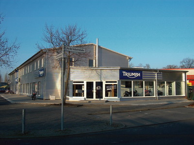 Triumph-Niederlassung Frankfurt.