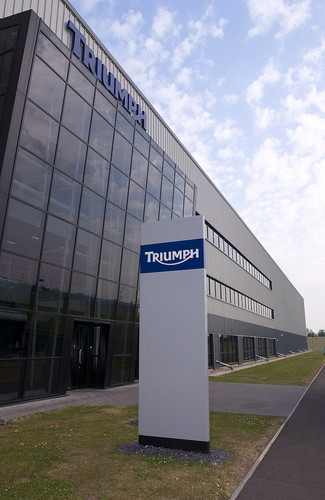 Triumph-Stammsitz in Hinckley.