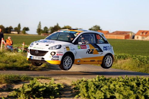 Überflieger: Marijan Griebel und Fabian Kreim errangen im Opel Adam R2 alle acht möglichen Divisionssiege im ADAC-Rallye-Masters.