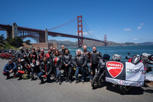 Unter dem Motto „#WeRideAsOne“ trafen sich Ducati-Fahrer in über 40 Ländern weltweit (hier in San Franciso).