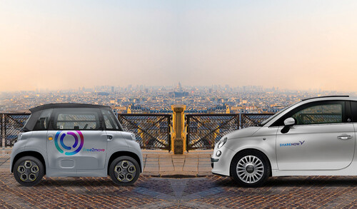 Unter einmem Dach: Die Stellantis-Mobilitätsmarke Free2move hat das Carsharingangebot Share Now von BMW und Mercedes-Benz übernommen.