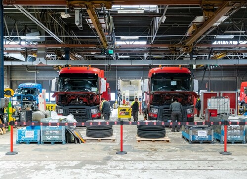 Used Trucks Factory von Renault Trucks in Frankreich.