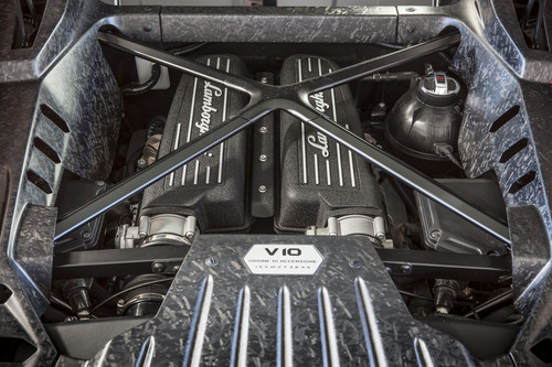 V10-Motor des Lamborghini Huracán.