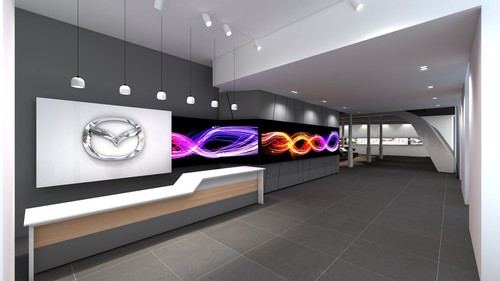 Veranstaltungszentrum „Mazda Space“.