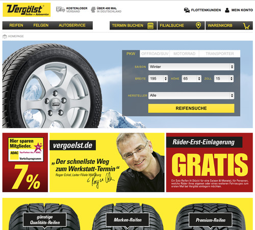 Vergölst-Homepage.