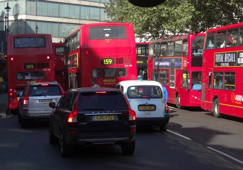 Verkehr in London.