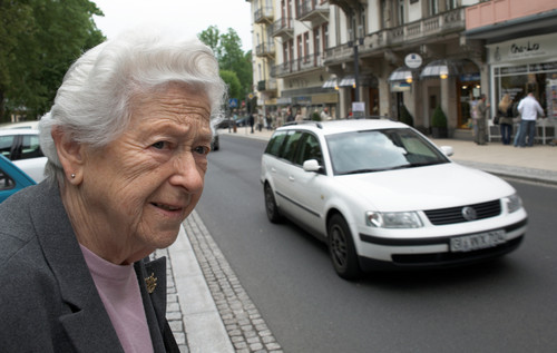 Verkehrsteilnehmer ohne Knautschzone: die Senioren.