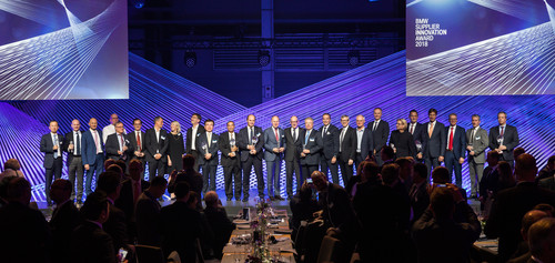 Verleihung des fünften BMW Supplier Award 2018.