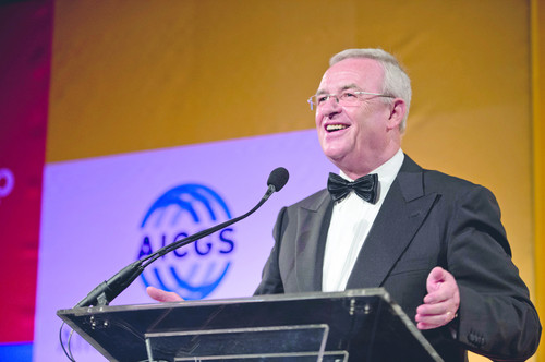 Verleihung des „Global Leadership Award”: Volkswagen-Vorstandsvorsitzender Prof. Dr. Martin Winterkon.