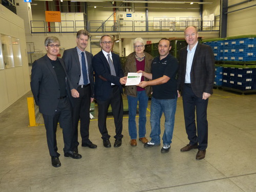 Verleihung des „Gütesiegels für gesundes Arbeiten“ im Mercedes-Benz-Werk Gaggenau.