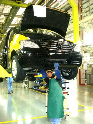 Viano-Produktion bei Fujian Daimler Automotive.