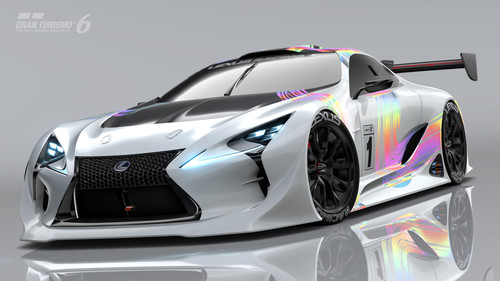 Virtueller Rennwagen: Lexus LF-LC GT Vision Gran Turismo.
