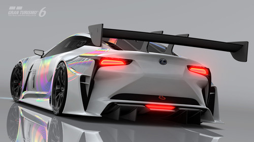 Virtueller Rennwagen: Lexus LF-LC GT Vision Gran Turismo.