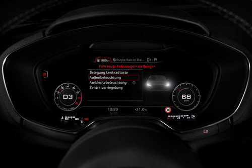 Virtuelles Cockpit im Audi TT.