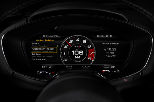 Virtuelles Cockpit im Audi TTS.