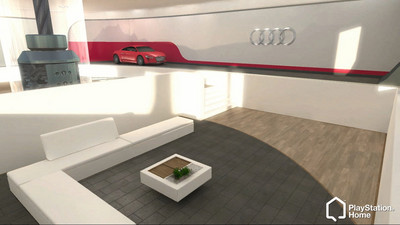 Virtuelles Marketing im Audi Space in der 3D-Community Playstatio Home.