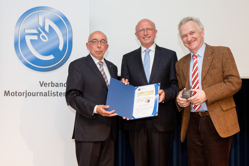 v.li.n.re. VdM-Vorsitzender Werner Bicker, Sven Ennerst, VdM-Regionalkreisleiter Andreas Kessler.