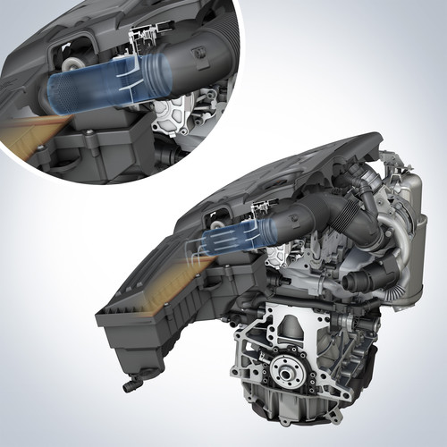 Volkswagen 1.6 TDI Motor ( EA 189 ): Strömungsgleichrichter.