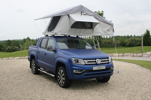 Volkswagen Amarok V6 mit Dachzelt von Campwerk.