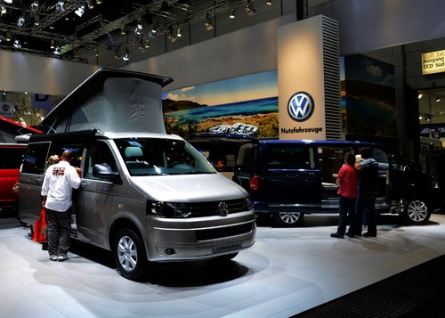Volkswagen auf dem Caravan-Salon 2012.