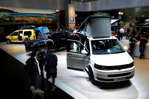 Volkswagen auf dem Carvan-Salon 2012.