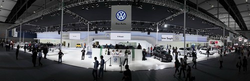 Volkswagen auf der Autoshow im südchinesischen Guangzhou.