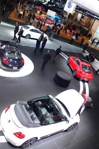 Volkswagen auf der Detroit Motorshow.