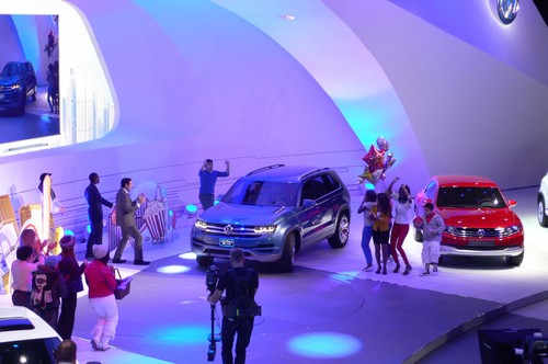 Volkswagen auf der Detroit Motorshow.