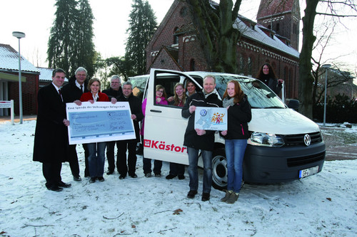Volkswagen Belegschaft mobilisiert Diakonische Heime in Gifhorn mit 25 000 Euro-Spende.