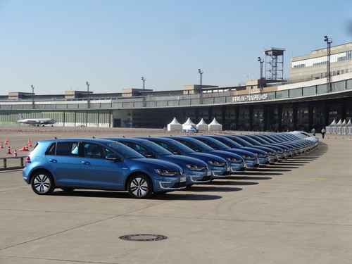 Volkswagen-Bilanzpressekonferenz: Überall spielt die E-Mobilität mit rein.