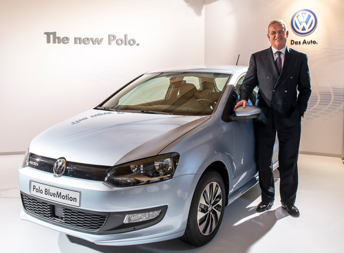 Volkswagen-Chef Martin Winterkorn bei der Vorstellung des neuen Volkswagen Polo.