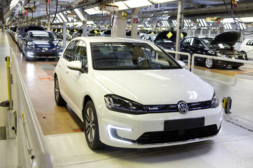 Volkswagen E-Golf-Produktion im Werk Wolfsburg.