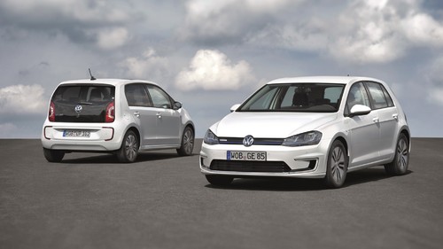 Volkswagen E-Up und E-Golf.