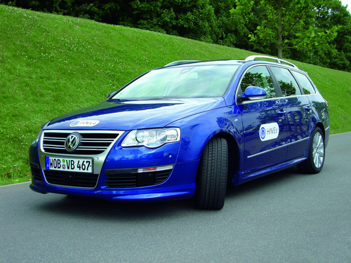 Volkswagen-Forschungsfahrzeug für das EU-Projekt Have-it: Automatisches Fahren mit TAP (Temporary Auto Pilot).