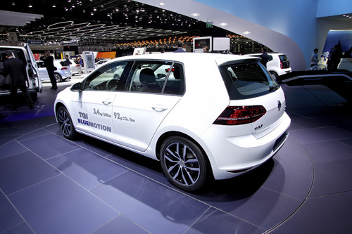 Volkswagen Golf TGI Blue Motion.