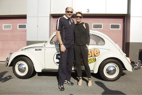 Volkswagen in Dakar: Anja Kling und Hans-Joachim Stuck.