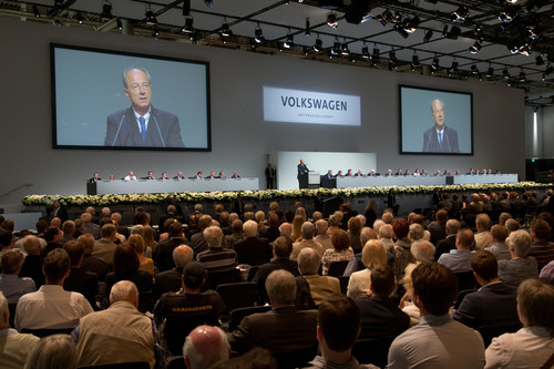 Volkswagen-Jahreshauptversammlung 2016.