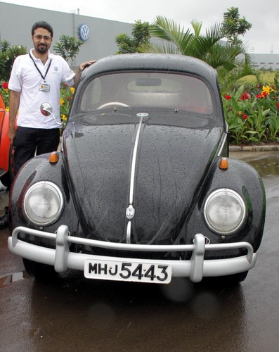 Volkswagen Käfer-Treffen in Indien.