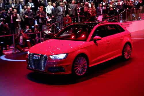 Volkswagen-Konzernabend Genf 2013: Audi A3 Sportback E-Tron.