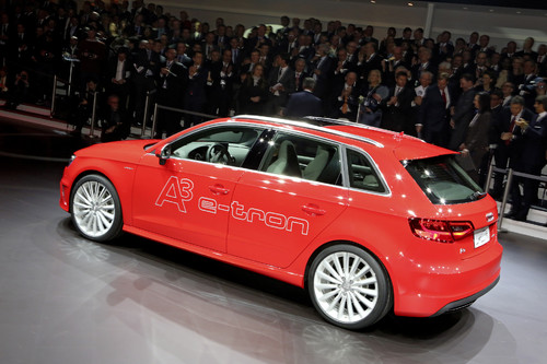 Volkswagen-Konzernabend Genf 2013: Audi A3 Sportback E-Tron.