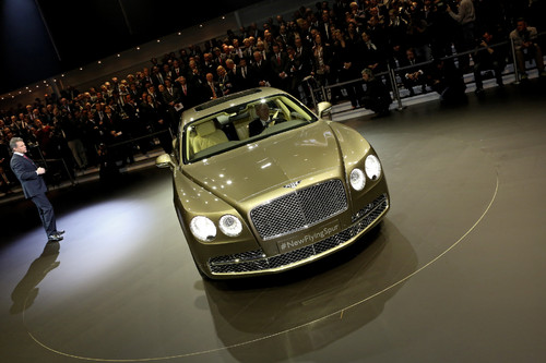 Volkswagen Konzernabend Genf 2013: Bentley Flying Spur.