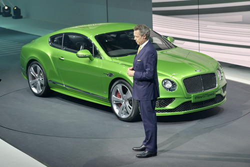 Volkswagen-Konzernabend in Genf: Bentley New GT Speed.