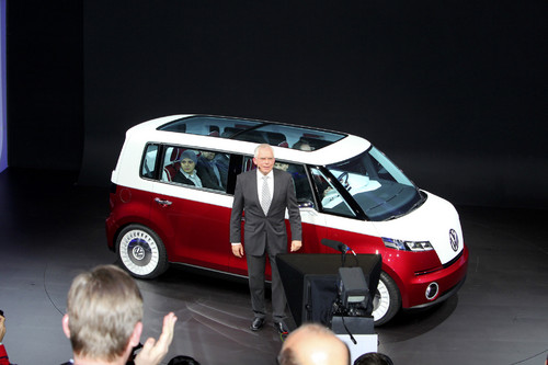 Volkswagen, &quot;L&#039;Esprit des Marques&quot;, Genf 2011 Elektro Bulli.