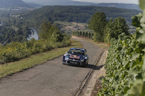 Volkswagen Polo R WRC von Sébastien Ogier bei der Rallye Deutschland.