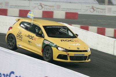Volkswagen Scirocco beim Race of Champions.
