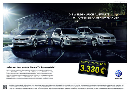 Volkswagen stellt neue „Match“-Sondermodelle vor.