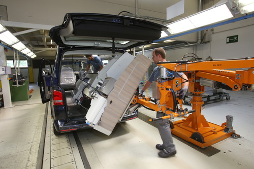 Volkswagen T5-Produktion in Hannover.