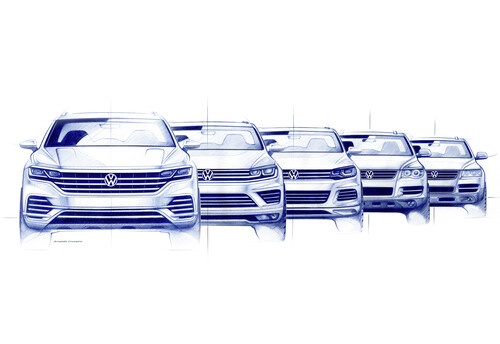 Volkswagen Touareg - Design-Evolution.