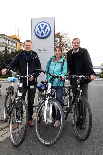 Volkswagen unterstützt die Aktion „Stadtradeln 2013“.